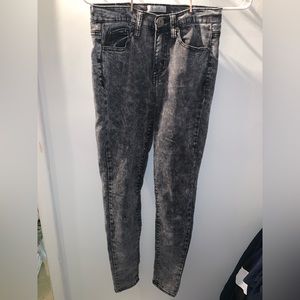 faded grey jeggings